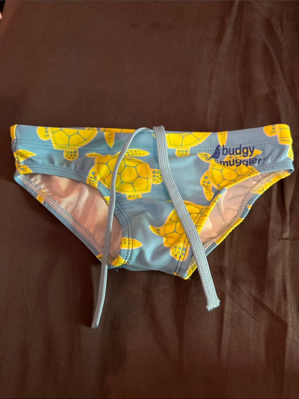 Kids' Light Blue Turtle Swim Bikini Bottoms